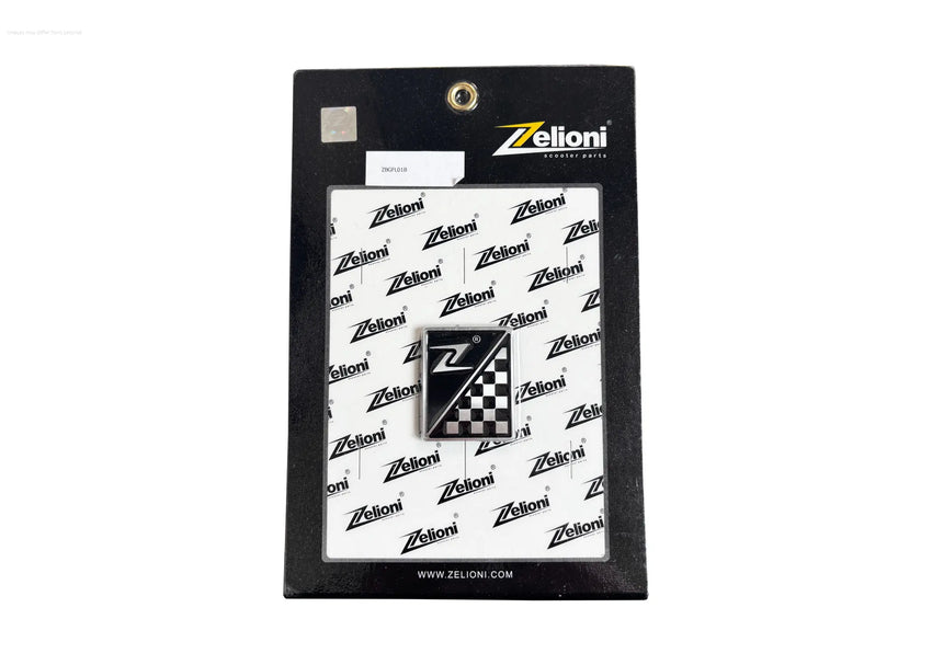 Emblem ZELIONI Square Horn Cover | Vespa PX125-200 MY/2011 f/ LX/LXV/S/Primavera/Sprint/GTS/GTS Super/GTV/GT 60/GT/GT L/946 50-300cc Zelioni  Falan Parts