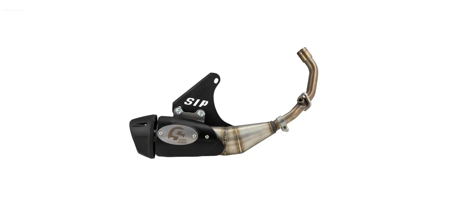 Racing Exhaust SIP SERIES PORDOI | Vespa Primavera/Sprint 125-150cc i.e. 3V 4T AC for PIAGGIO 3V LEM (Euro3)/iGet (Euro4/Euro5) SIP  Falan Parts