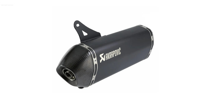Exhaust AKRAPOVIC SLIP-ON Black Edition M-HR02702SS/11 | Vespa GTS/GTS Super/GTV/GT 60 125-300cc (-'16) Euro3 Akrapovic  Falan Parts