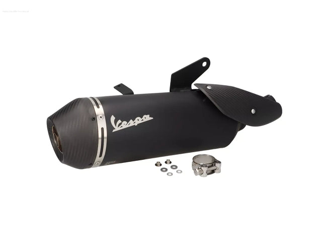 Exhaust System Carbon VESPA Dark Aluminium | Vespa GTS/GTV 310cc Piaggio  Falan Parts