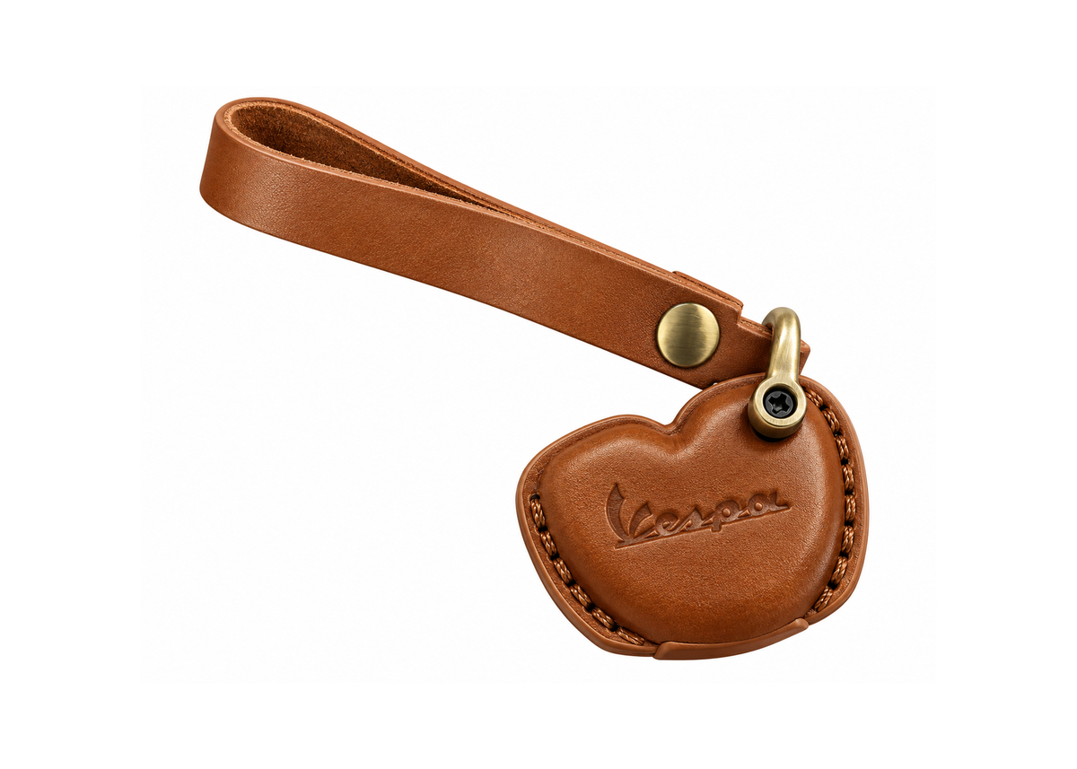 Leather Key Cover Light Brown | Vespa ET2/ET4/LX/LXV/S/Primavera/Sprint/GTS/GTS Super/GTV/GT 60/GT/GT L 50-300cc Falan Parts  Falan Parts