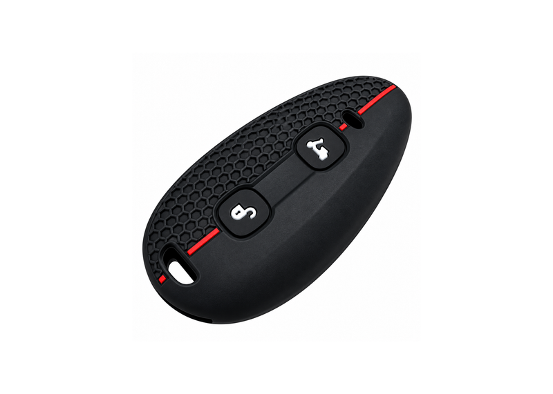 Key Cover Silicone Black / Red | Vespa GTS/GTV 125-310cc ('23-) FP Parts  Falan Parts