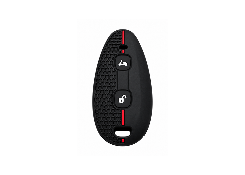Key Cover Silicone Black / Red | Vespa GTS/GTV 125-310cc ('23-) FP Parts  Falan Parts
