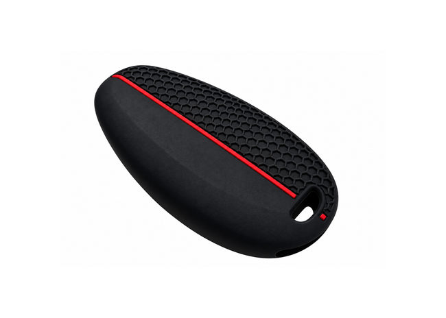 Key Cover Silicone Black / Red | Vespa GTS/GTV 125-310cc ('23-) FP Parts  Falan Parts