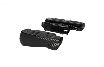 Foot Pegs MOTO NOSTRA CNC Gloss Black | Vespa GT/GTL/GTS/GTV 125-310cc MOTO NOSTRA  Falan Parts