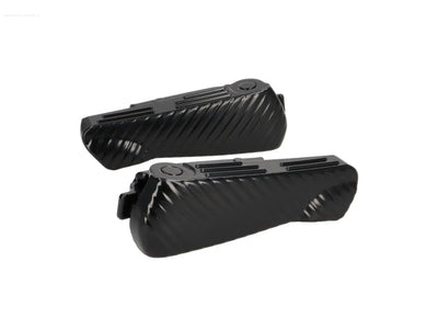 Foot Pegs MOTO NOSTRA CNC Gloss Black | Vespa GT/GTL/GTS/GTV 125-310cc MOTO NOSTRA  Falan Parts