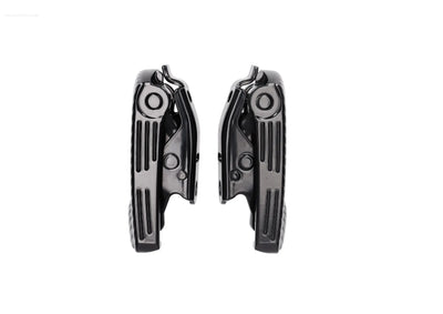 Foot Pegs MOTO NOSTRA CNC Gloss Black | Vespa GT/GTL/GTS/GTV 125-310cc MOTO NOSTRA  Falan Parts