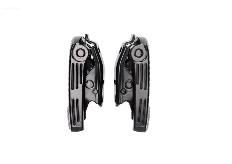 Foot Pegs MOTO NOSTRA CNC Gloss Black | Vespa GT/GTL/GTS/GTV 125-310cc MOTO NOSTRA  Falan Parts