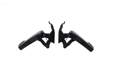 Foot Pegs MOTO NOSTRA CNC Gloss Black | Vespa GT/GTL/GTS/GTV 125-310cc MOTO NOSTRA  Falan Parts