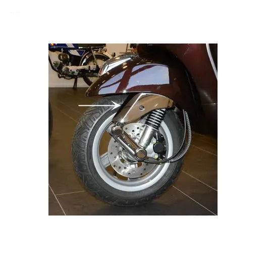 Fork Cover FP Parts Chrome | Vespa LX/LXV 50-150cc Falan Parts  Falan Parts