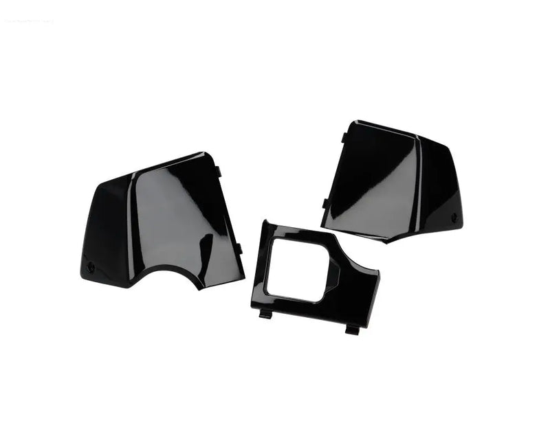 Glovebox Door Trim Set Moto Nostra Gloss Black | Vespa GTS/GTS Super/GTV/GT 60/GT/GT L 125-300cc RACEFOXX  Falan Parts