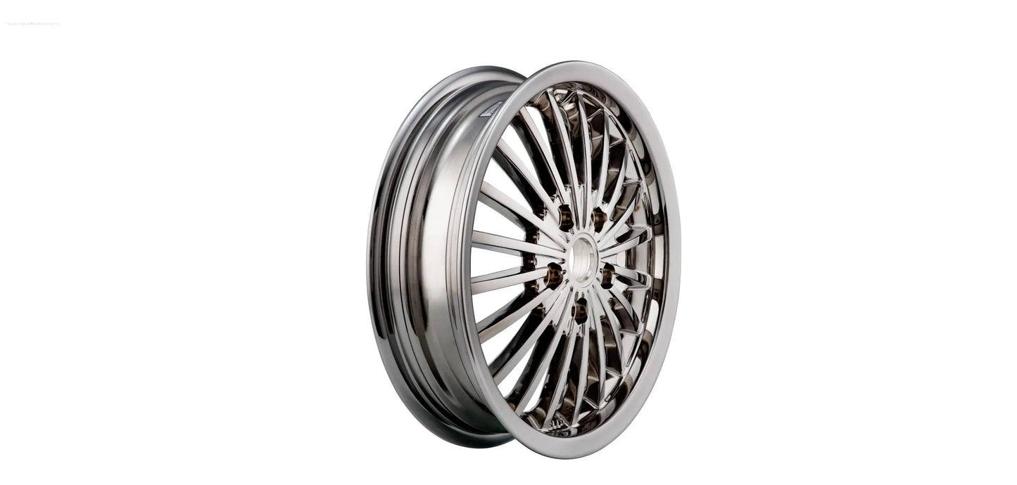 Rim SIP MK I 3.0x12 ET20 5x86 Black Chrome | Vespa GTS/GTS Super/GTV/GT 60/GT/GT L 125-300cc SIP  Falan Parts