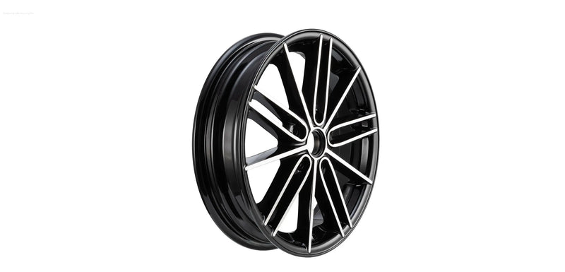 Rim SIP MK III 3.0x13 ET20 5x86 Gloss Black Polished | Vespa GTS/GTS Super/GTV/GT 60/GT/GT L 125-300cc SIP  Falan Parts