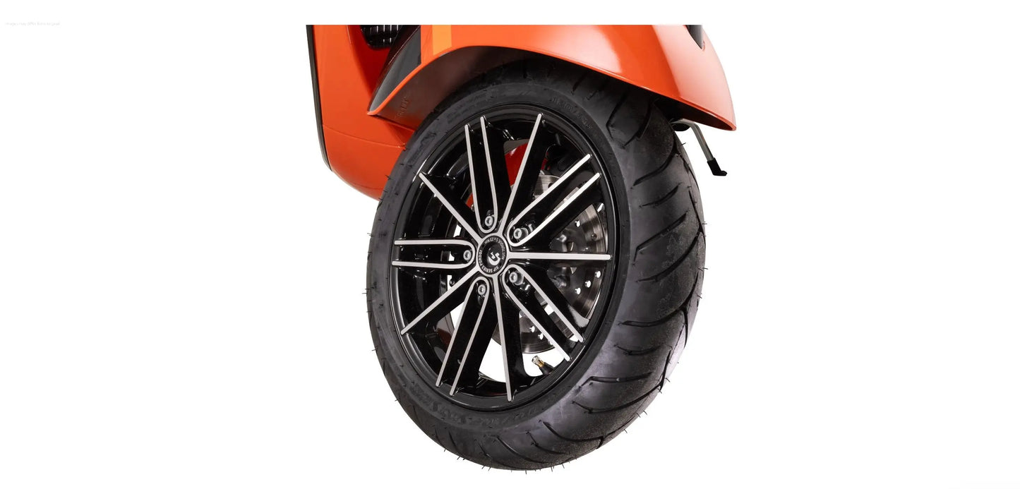 Rim SIP MK III 3.0x13 ET20 5x86 Gloss Black Polished | Vespa GTS/GTS Super/GTV/GT 60/GT/GT L 125-300cc SIP  Falan Parts