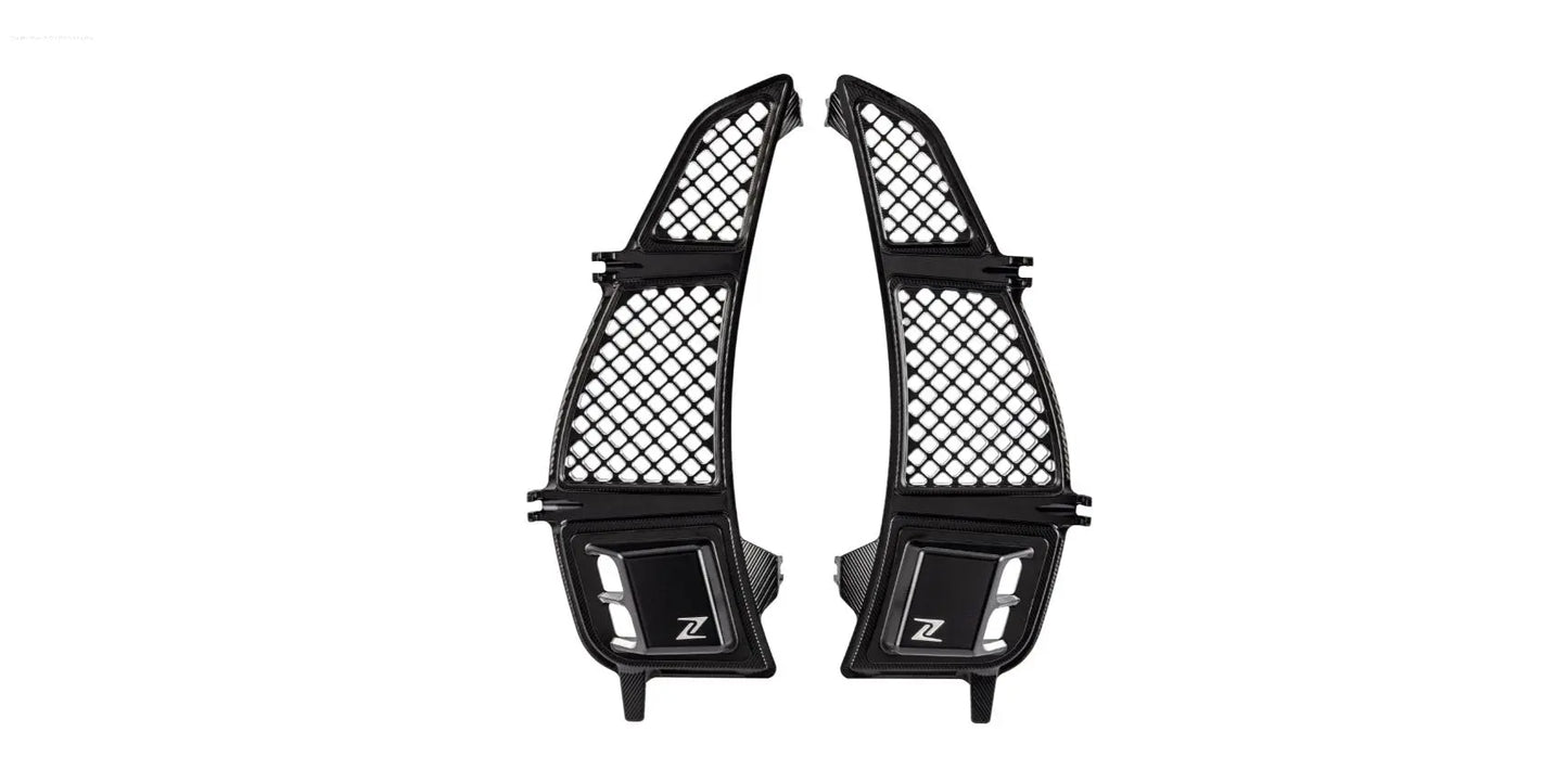 Air Inlet Grill ZELIONI Glove Box Black | Vespa GTS/GTS Super 125-300cc (2023-) Zelioni  Falan Parts