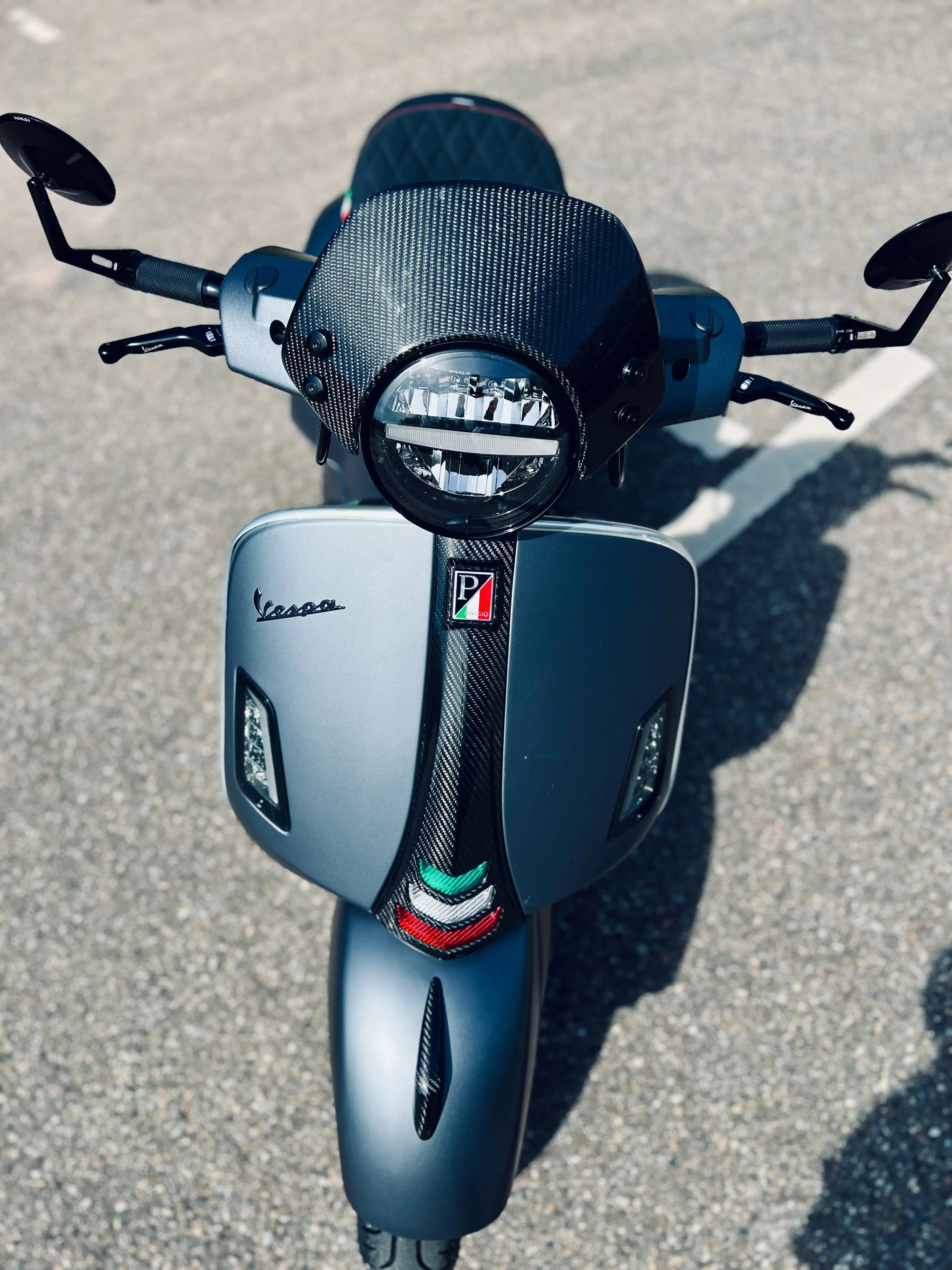 カーボン ファイバー ホーン カバー インレイ トリコロール