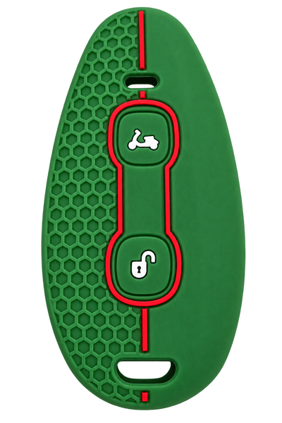 Key Cover Silicone Green / Red | Vespa GTS/GTV 125-310cc ('23-) FP Parts  Falan Parts