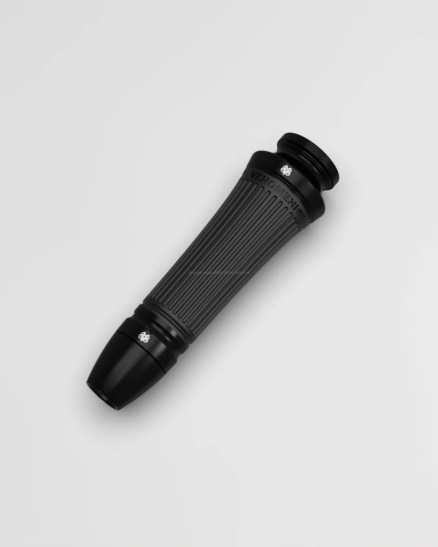 Grips CNC Venomeni Doric Black Ø 22/24 mm l 128 mm | Vespa GTS/GTS Super/GT/GT L 125-310cc Venomeni  Falan Parts