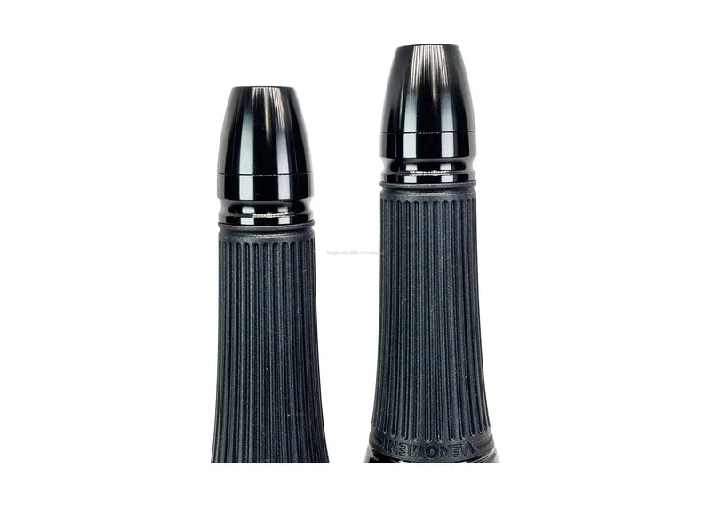 Grips CNC Venomeni Doric Black Ø 22/24 mm l 128 mm | Vespa GTS/GTS Super/GT/GT L 125-310cc Venomeni  Falan Parts