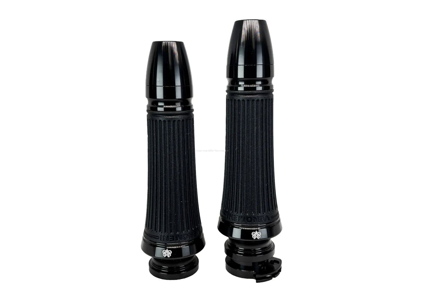 Grips CNC Venomeni Doric Black Ø 22/24 mm l 128 mm | Vespa GTS/GTS Super/GT/GT L 125-310cc Venomeni  Falan Parts
