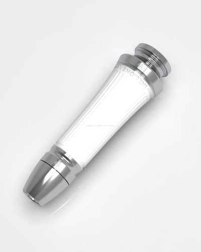 Grips CNC Venomeni Doric Silver Ø 22/24 mm l 128 mm | Vespa GTS/GTS Super/GT/GT L 125-310cc Venomeni  Falan Parts