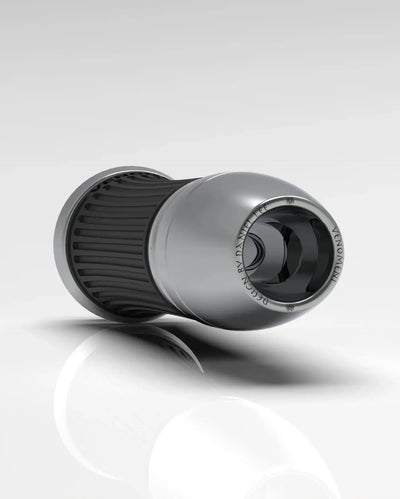 Grips CNC Venomeni Doric Silver Ø 22/24 mm l 128 mm | Vespa GTS/GTS Super/GT/GT L 125-310cc Venomeni  Falan Parts