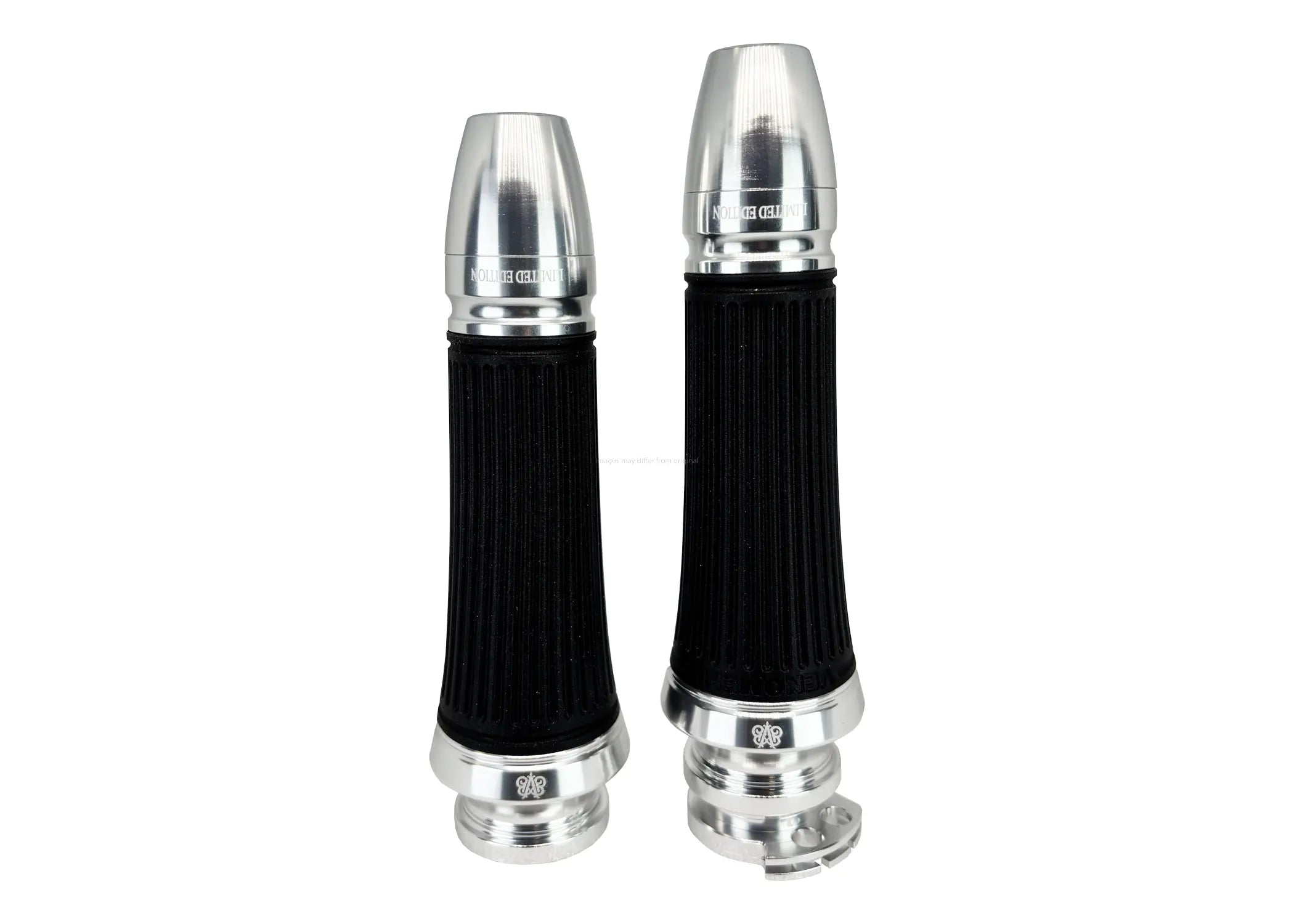Grips CNC Venomeni Doric Silver Ø 22/24 mm l 128 mm | Vespa GTS
