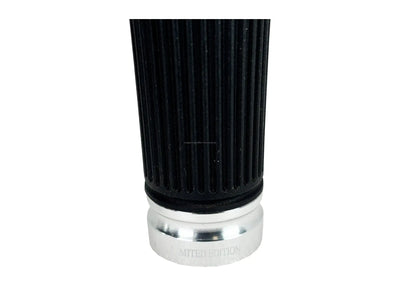 Grips CNC Venomeni Doric Silver Ø 22/24 mm l 128 mm | Vespa GTS/GTS Super/GT/GT L 125-310cc Venomeni  Falan Parts