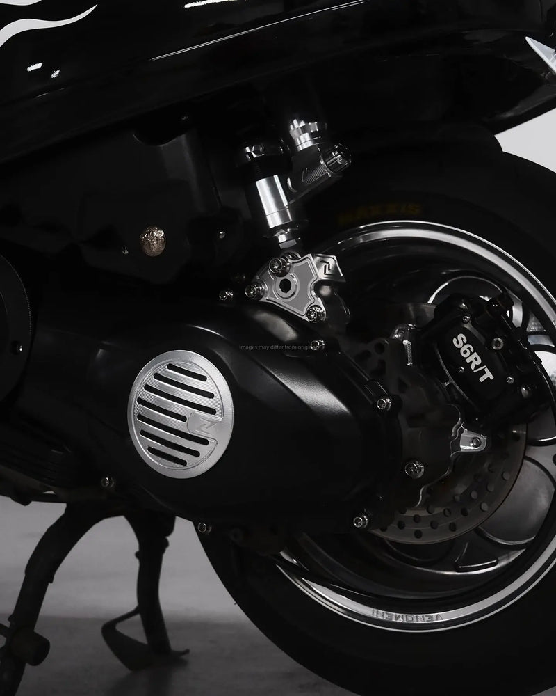 Height Reducer Adapter ZELIONI Chrome | Vespa Primavera/Sprint 125-150cc i.e. Zelioni  Falan Parts