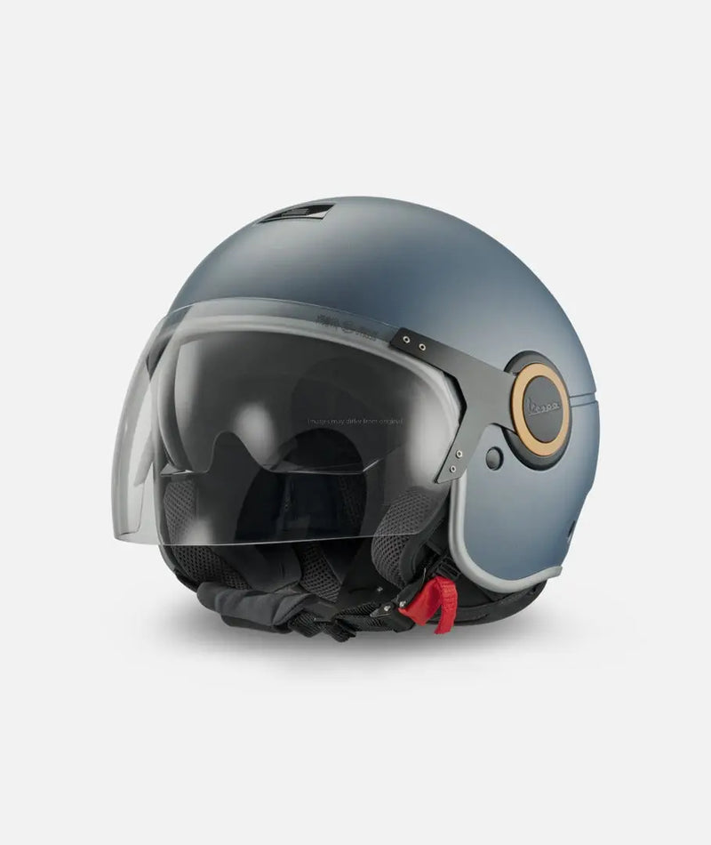 Helmet PIAGGIO Vespa Officina 8 Blue Sarcelle Piaggio  Falan Parts