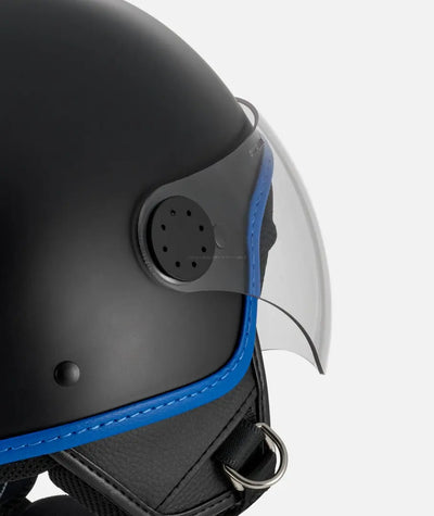 Helmet PIAGGIO Vespa Visor 4.0 DEC Matt Black Piaggio  Falan Parts