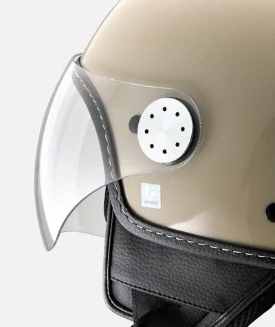 Helmet PIAGGIO Vespa Visor 4.0 Gloss Beige Piaggio  Falan Parts