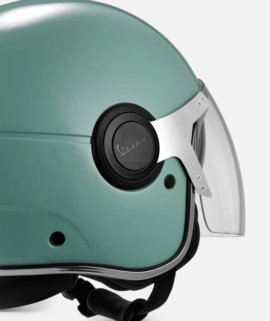 Helmet PIAGGIO Vespa Visor Argentario Green - Falan Parts