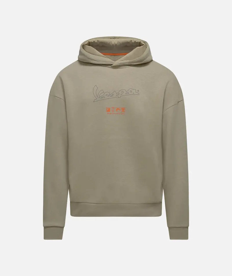 Hoodie Vespa Primavera Nomad Beige | Unisex Piaggio  Falan Parts