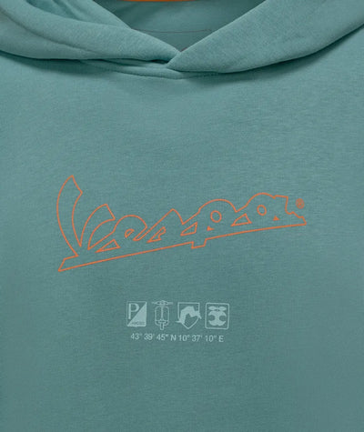 Hoodie Vespa Primavera Soul Green | Unisex Piaggio  Falan Parts
