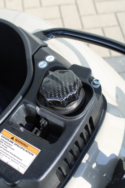 Tank Cap Carbon Fiber FP Parts | Vespa ET2/ET4/LX/LXV/S/Primavera/Sprint/946/GTS/GTS Super/GTV/GT 60/GT/GT L 50-310cc 2T/4T APRILIA/DERBI/GILERA/PIAGGIO Falan Parts  Falan Parts