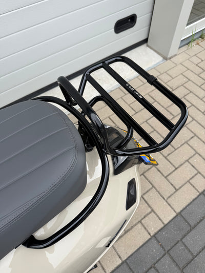 Luggage Rack rear FA Italia Gloss Black | Vespa GTS/GTS Super/GTV/GT 60, 125-310cc FA ITALIA  Falan Parts