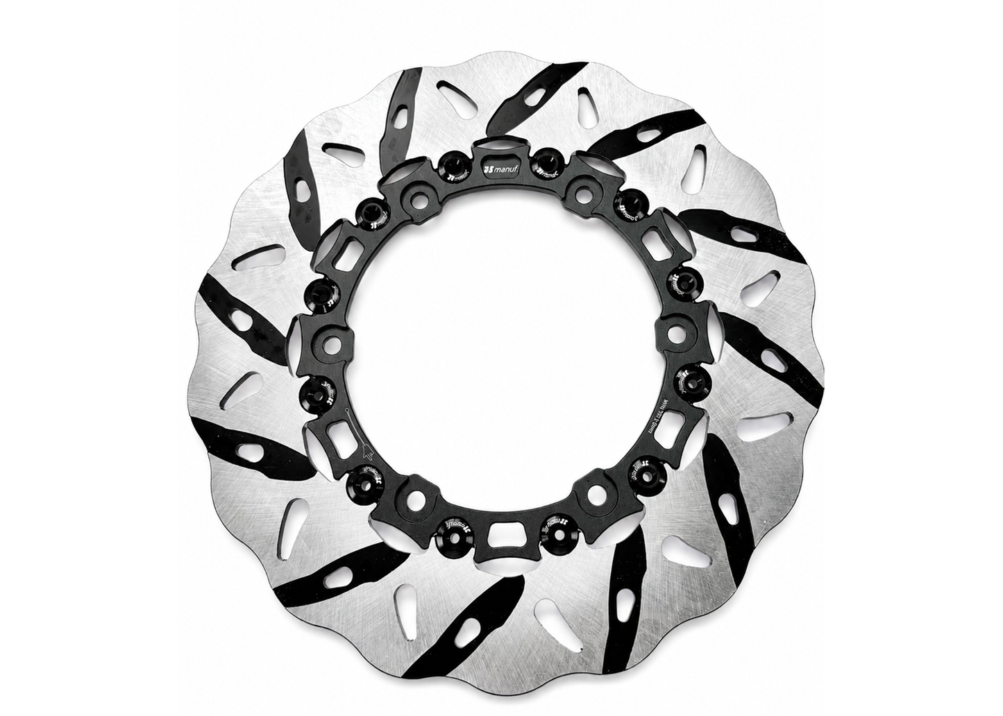 Brake Disc JS Manuf Black | Vespa GTS/GTS Super/GTV/GT 60/GT/GT L 125-310cc JS Manuf  Falan Parts