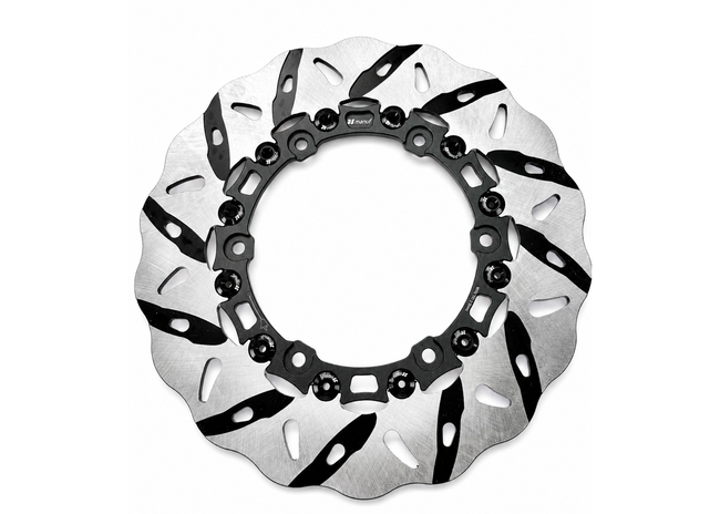 Brake Disc JS Manuf Black | Vespa GTS/GTS Super/GTV/GT 60/GT/GT L 125-310cc JS Manuf  Falan Parts