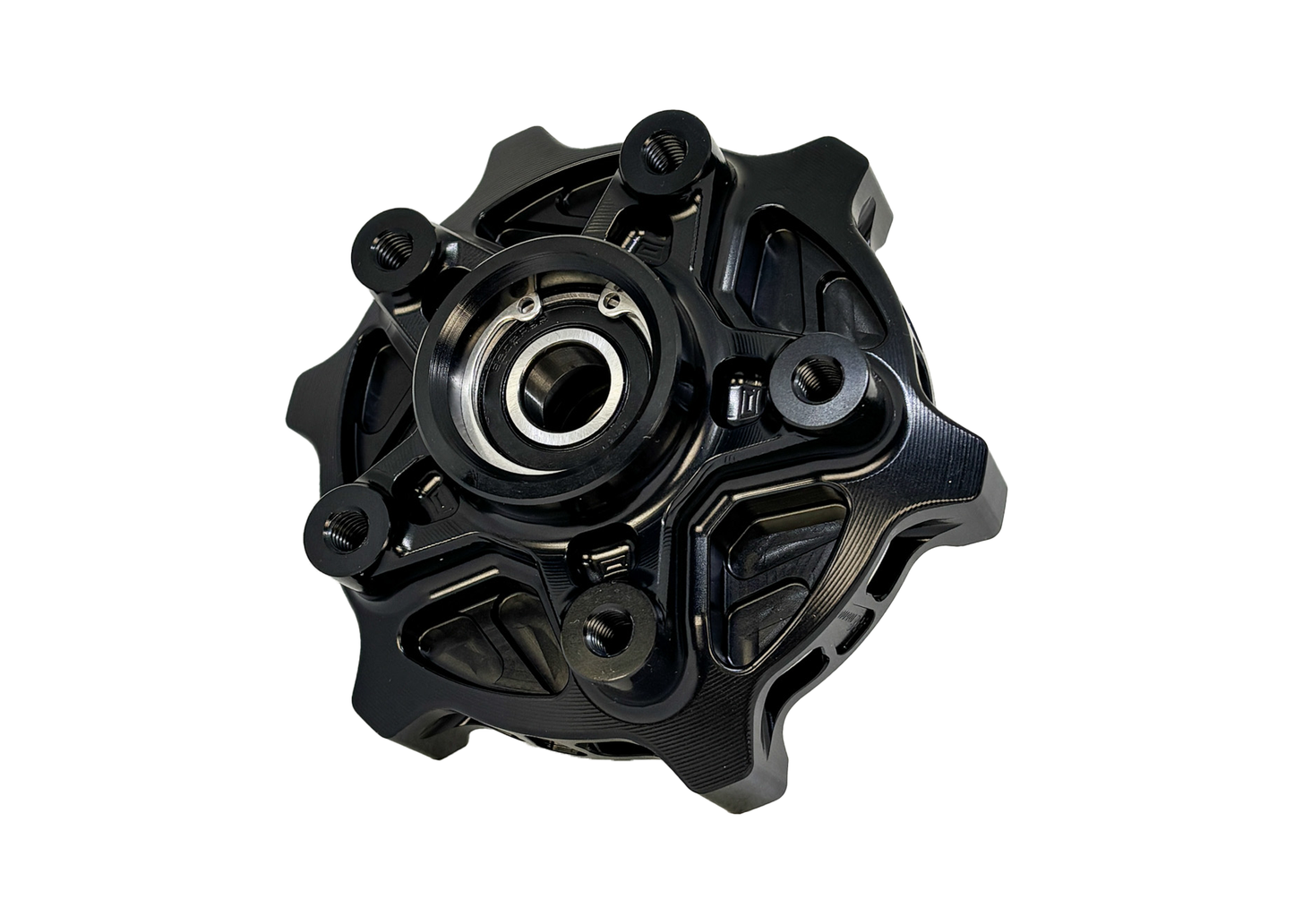 Wheel Hub JS Manuf Front Black | Vespa GTS/GTS Super 125-300cc (2023-) JS Manuf  Falan Parts