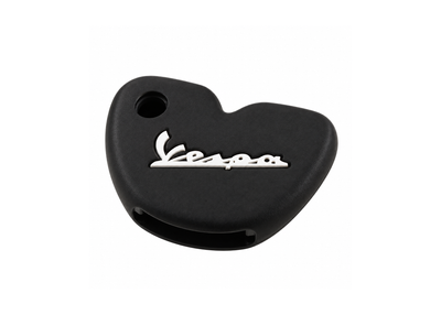 Key Cover Silicone Black/White | Vespa Models FP Parts  Falan Parts