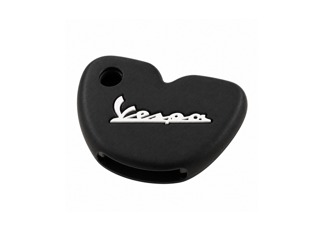 Key Cover Silicone Black/White | Vespa Models FP Parts  Falan Parts