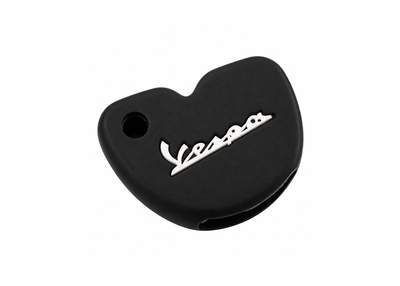 Key Cover Silicone Black/White | Vespa Models FP Parts  Falan Parts