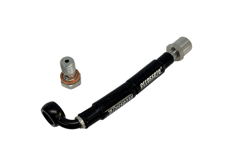 Brake Hose Accossato Adapter Rear Black | Vespa GTS/GTS Super/GTV/GT 60/GT/GT L 125-300cc Accossato  Falan Parts