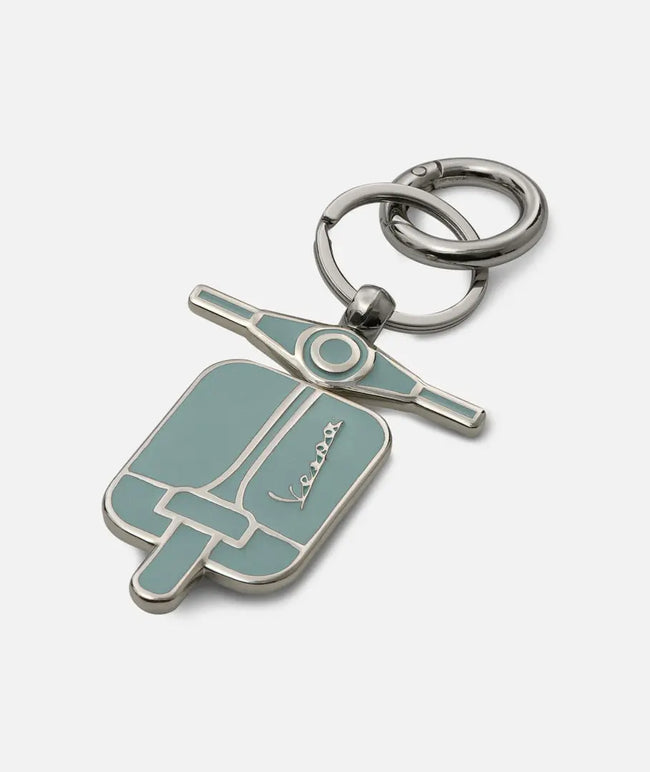 Keychain VESPA DEC Origin Green Steel Piaggio  Falan Parts