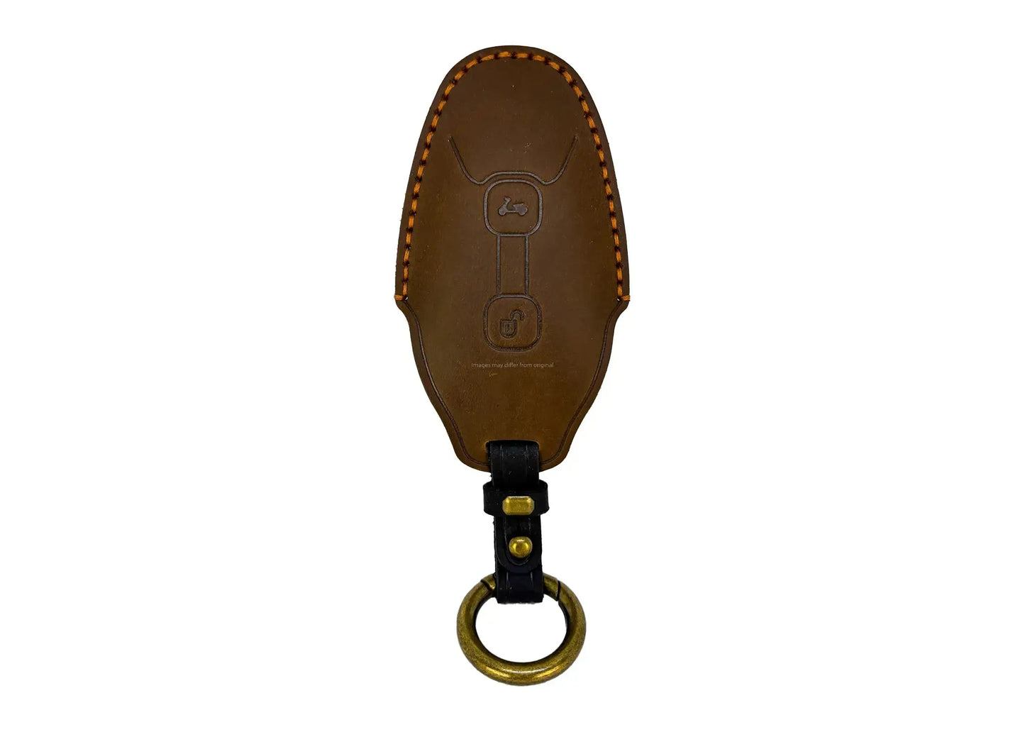 Leather Key Cover Brown | Vespa GTS/GTV 125-310cc ('23-) FP Parts  Falan Parts