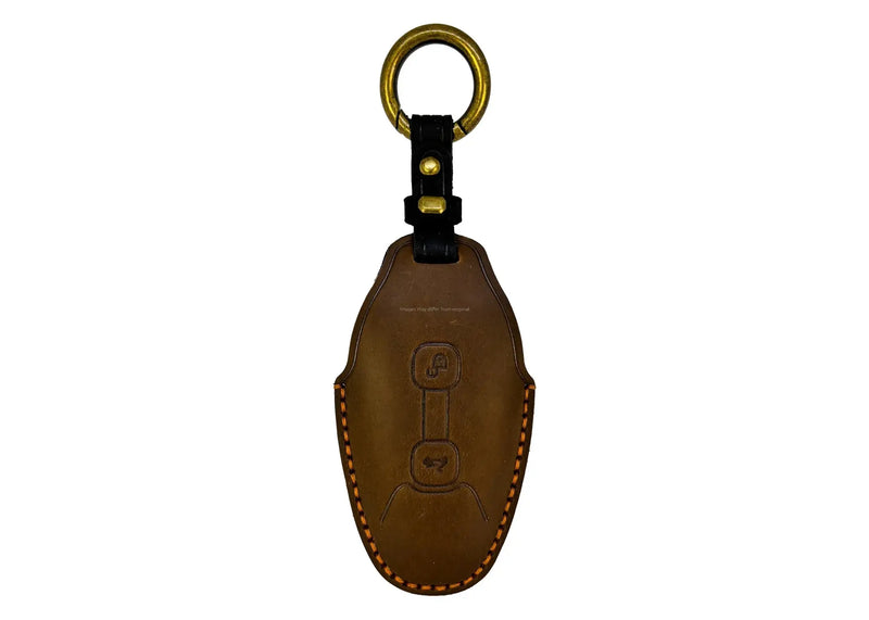Leather Key Cover Brown | Vespa GTS/GTV 125-310cc ('23-) FP Parts  Falan Parts