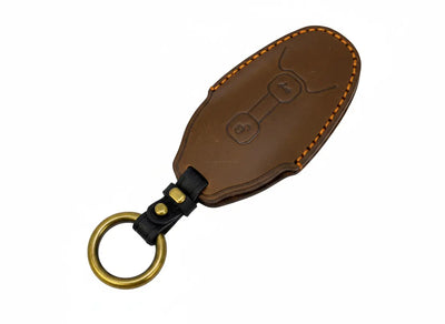 Leather Key Cover Brown | Vespa GTS/GTV 125-310cc ('23-) FP Parts  Falan Parts