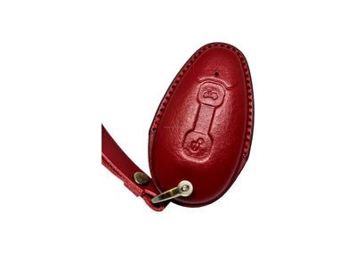 Leather Key Cover Dark Red | Vespa GTS/GTV 125-310cc ('23-) FP Parts  Falan Parts