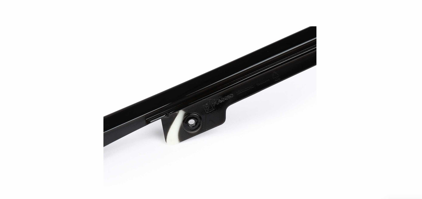 Leg Shield Beading Left PIAGGIO Gloss Black | Vespa GTS HPE 125-300cc ('23-) Piaggio  Falan Parts